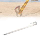 Maxbell Portable Tent Stakes Pegs Ground Nails Steel for Backpacking Beach Canopy