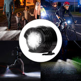 Maxbell Headlights for Holey Shoes IPX5 for Hiking Sports Lighting Accessories Black