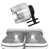 Maxbell Headlights for Holey Shoes IPX5 for Hiking Sports Lighting Accessories Silver