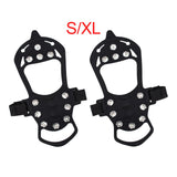 Maxbell 11 Studs Traction Cleats Footwear Crampons Spikes Grips for Winter Jogging S