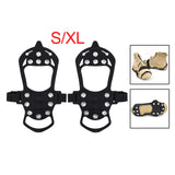 Maxbell 11 Studs Traction Cleats Footwear Crampons Spikes Grips for Winter Jogging S