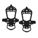 Maxbell 11 Studs Traction Cleats Footwear Crampons Spikes Grips for Winter Jogging S