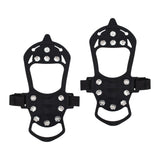Maxbell 11 Studs Traction Cleats Footwear Crampons Spikes Grips for Winter Jogging S