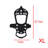 Maxbell 11 Studs Traction Cleats Footwear Crampons Spikes Grips for Winter Jogging XL