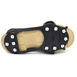 Maxbell 11 Studs Traction Cleats Footwear Crampons Spikes Grips for Winter Jogging XL