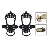 Maxbell 11 Studs Traction Cleats Footwear Crampons Spikes Grips for Winter Jogging XL