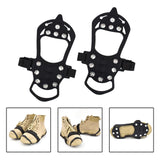 Maxbell 11 Studs Traction Cleats Footwear Crampons Spikes Grips for Winter Jogging XL