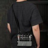 Maxbell Multifunctional Tool Bag Pocket Organizer Sundries Bag for Hiking Camping Gray