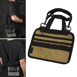 Maxbell Multifunctional Tool Bag Pocket Organizer Sundries Bag for Hiking Camping Khaki