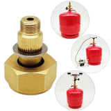 Maxbell Gas Cylinder Converter Durable Gas Tank Adapter Camping Hiking Outdoor