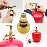 Maxbell Gas Cylinder Converter Durable Gas Tank Adapter Camping Hiking Outdoor