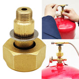 Maxbell Gas Cylinder Converter Durable Gas Tank Adapter Camping Hiking Outdoor