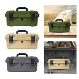 Maxbell 13L Camping Storage Box Lightweight for Picnics Garden Outdoor Activities Green