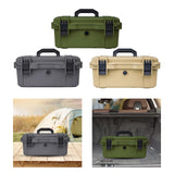 Maxbell 13L Camping Storage Box Lightweight for Picnics Garden Outdoor Activities Green