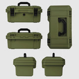 Maxbell 13L Camping Storage Box Lightweight for Picnics Garden Outdoor Activities Green