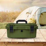 Maxbell 13L Camping Storage Box Lightweight for Picnics Garden Outdoor Activities Green