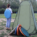 Maxbell Privacy Tent Shower Tent Hiking Rain Shelter Dressing Room with Carry Bag Light Green
