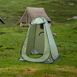 Maxbell Privacy Tent Shower Tent Hiking Rain Shelter Dressing Room with Carry Bag Light Green