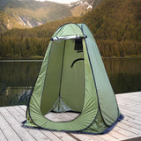 Maxbell Privacy Tent Shower Tent Hiking Rain Shelter Dressing Room with Carry Bag Light Green