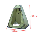 Maxbell Privacy Tent Shower Tent Hiking Rain Shelter Dressing Room with Carry Bag Light Green