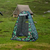 Maxbell Privacy Tent Shower Tent Hiking Rain Shelter Dressing Room with Carry Bag Green