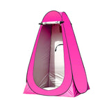 Maxbell Privacy Tent Shower Tent Hiking Rain Shelter Dressing Room with Carry Bag Pink