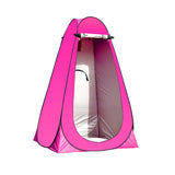 Maxbell Privacy Tent Shower Tent Hiking Rain Shelter Dressing Room with Carry Bag Pink