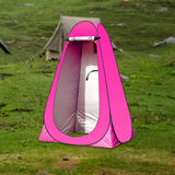 Maxbell Privacy Tent Shower Tent Hiking Rain Shelter Dressing Room with Carry Bag Pink