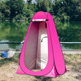 Maxbell Privacy Tent Shower Tent Hiking Rain Shelter Dressing Room with Carry Bag Pink