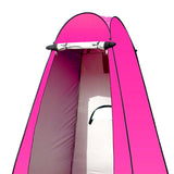 Maxbell Privacy Tent Shower Tent Hiking Rain Shelter Dressing Room with Carry Bag Pink