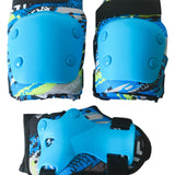 Maxbell Kids Protective Gear Set Wrist Elbow Knee Pads for Children Skating Scooter