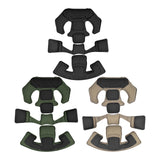 Maxbell Universal Helmet Padding Kit Replacement Breathable Protective Mat Liner Pad Black