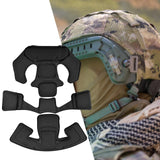 Maxbell Universal Helmet Padding Kit Replacement Breathable Protective Mat Liner Pad Black