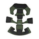Maxbell Universal Helmet Padding Kit Replacement Breathable Protective Mat Liner Pad Green
