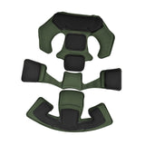 Maxbell Universal Helmet Padding Kit Replacement Breathable Protective Mat Liner Pad Green