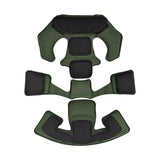 Maxbell Universal Helmet Padding Kit Replacement Breathable Protective Mat Liner Pad Green