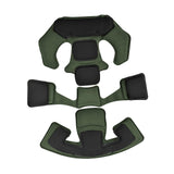 Maxbell Universal Helmet Padding Kit Replacement Breathable Protective Mat Liner Pad Green