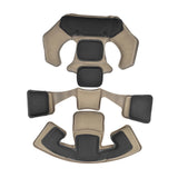 Maxbell Universal Helmet Padding Kit Replacement Breathable Protective Mat Liner Pad Khaki