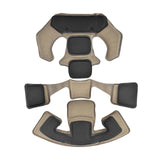 Maxbell Universal Helmet Padding Kit Replacement Breathable Protective Mat Liner Pad Khaki