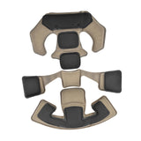 Maxbell Universal Helmet Padding Kit Replacement Breathable Protective Mat Liner Pad Khaki