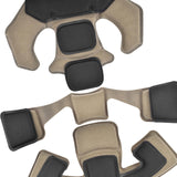 Maxbell Universal Helmet Padding Kit Replacement Breathable Protective Mat Liner Pad Khaki