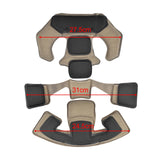 Maxbell Universal Helmet Padding Kit Replacement Breathable Protective Mat Liner Pad Khaki
