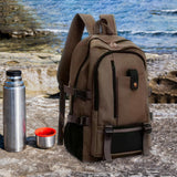 Maxbell Computer Bag Daypack Gifts Travel Backpacking Tote Storage Laptop Backpack Brown