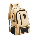 Maxbell Computer Bag Daypack Gifts Travel Backpacking Tote Storage Laptop Backpack Light Khaki