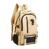 Maxbell Computer Bag Daypack Gifts Travel Backpacking Tote Storage Laptop Backpack Light Khaki