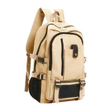 Maxbell Computer Bag Daypack Gifts Travel Backpacking Tote Storage Laptop Backpack Light Khaki