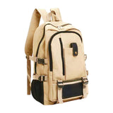 Maxbell Computer Bag Daypack Gifts Travel Backpacking Tote Storage Laptop Backpack Light Khaki