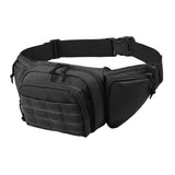 Maxbell Belt Bag Purse Adjustable Belt Pouch Waist Pack for Outdoor Climbing Hiking black