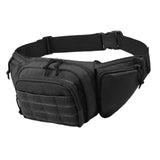 Maxbell Belt Bag Purse Adjustable Belt Pouch Waist Pack for Outdoor Climbing Hiking black