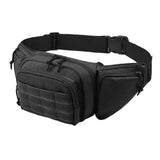 Maxbell Belt Bag Purse Adjustable Belt Pouch Waist Pack for Outdoor Climbing Hiking black
